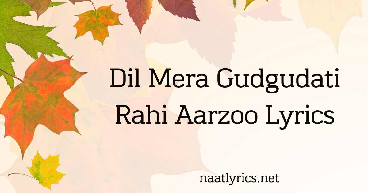 Dil Mera Gudgudati Rahi Aarzoo Lyrics